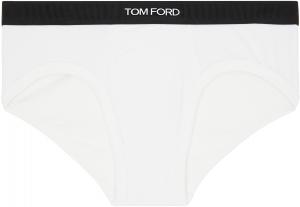 Трусы из хлопка TO FORD TOM FORD, белый