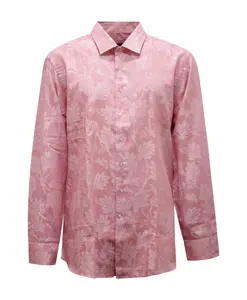 Рубашка в полоску из жаккарда Etro, красный