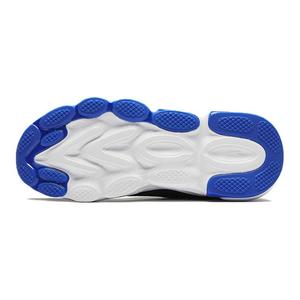 Антискользящие износостойкие низкие детские кроссовки для бега Antakids черные, черный/голубой/неоновый аквамариновый