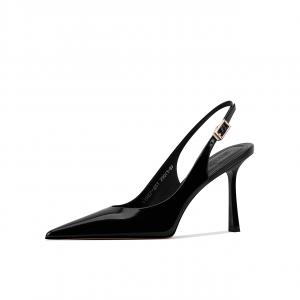 Женские туфли на тонком каблуке и высоком каблуке Shesrim, Black (9Cm)