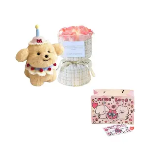 Плюшевая кукла Лаки Дресс Ап, универсальная и гордая голден ретривер, высота 20см/30см Fat Fat Dragon