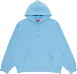 Толстовка Supreme World Famous Micro Hooded Sweatshirt 'Light Blue', синий