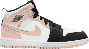 Кроссовки Air Jordan 1 Mid PS Crimson Tint, белый