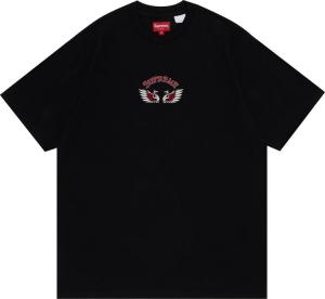 Футболка Supreme Phoenix Short-Sleeve Top 'Black', черный