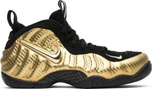 Кроссовки Nike Air Foamposite Pro 'Metallic Gold', золотой