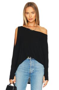 Топ Michael Lauren Deuce Oversized, черный