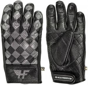 Перчатки HolyFreedom Bullit Perforierte мотоциклетные, черный/серый