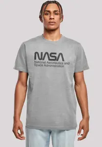Футболка F4NT4STIC "NASA Logo One Tone", принт, серый