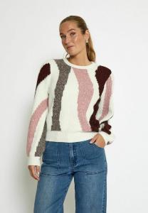 Джемпер PEPPERCORN Jumper, J Mineral Red Jacquard/Multi-Coloured