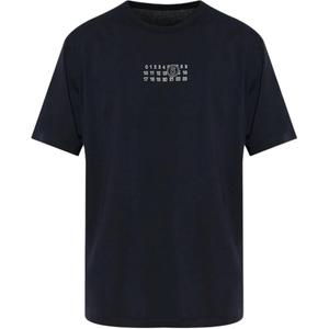 Футболка с цифровым принтом MM6 Maison Margiela, черный