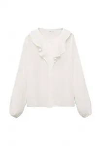 Детская блузка Mango Kids, Off-White