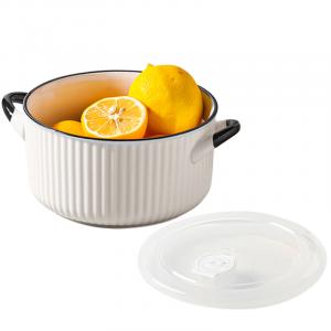 Боул Kawasimaya, 5.9 inches double-ear fresh-keeping bowl 850ml (белый)