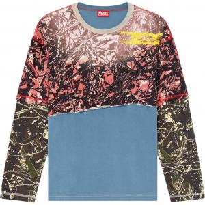 Футболка Besh Camou DIESEL, синий/розовый