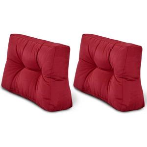 Подушка для спинки поддона Beautissu Rücken ECO Style 2tlg, красный