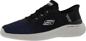 Мужские кроссовки Skechers Slip-ins: Bounder 2.0 Tellem для ходьбы, черный/синий/темно-синий