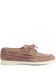 Топсайдеры с плетеной отделкой Valentino Garavani, розовый