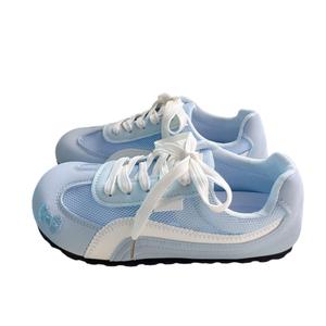 OLDDESIRE Женские устойчивые к истиранию низкие повседневные туфли Дышащие синие, цвет Breathable Blue