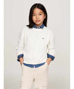 (K) TOMMY HILFIGER GIRLS Свитер с косами