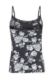 Женский топ Parisienne с кружевной отделкой на тонких бретелях JOCKEY, цвет Black Allove