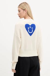 Шерстяной свитер Hugo Blue, бежевый