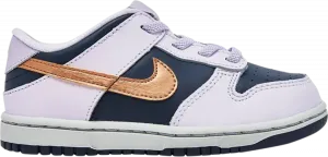 Кроссовки Nike Dunk Low SE TD 'Copper Swoosh', фиолетовый