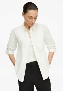 Блузка на пуговицах Comma, Weiß