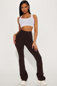 Брюки Fashion Nova 73625TA, шоколад