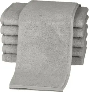 Полотенца гостевые ROSS "Sensual 9000", (6 шт.), облагороженные маслом алоэ вера 30х50 см (6 шт.), цвет chromfarben