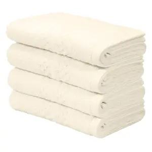 Мое домашнее полотенце Regona, полотенца (50x100 см), пушистые и мягкие, 500 г/м² Премиум полотенца с бордюром, набор, 100% хлопок My Home, кремовый