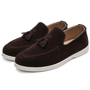 Medd Мужские лоферы красно-коричневые/светло-серые/кофейные/песочные - кофейные, цвет Coffee