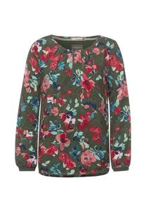 Блузка с длинными рукавами Cecil, зеленый