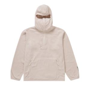 Пуловер Supreme x Polartec Half Zip Pullover Facemask 'Stone', кремовый