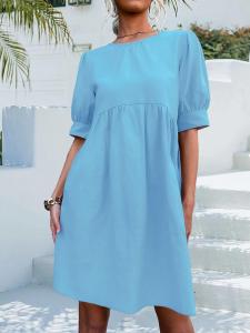 Короткое платье Ariel Tesoro, светло-синий