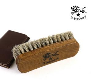 IL BISONTE Щетка для ухода за кожей из конского волоса