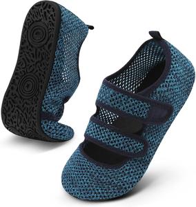 Обувь для воды Barerun для женщин и мужчин, широкая, пляжная, плавательная, аквааэробика, быстросохнущие, для бассейна, реки, моря, сандалии, нескользящие, Bluehole