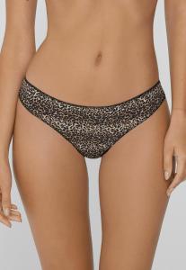 Трусы Tezenis Thong, Black/Mottled Black