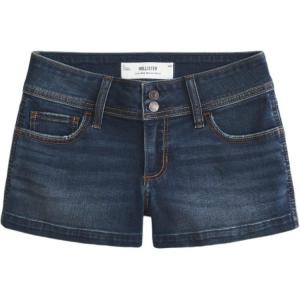 Hollister Джинсовые шорты женские темно-синие