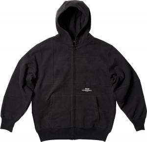 Толстовка Palace x Engineered Garments Heavy Patchwork Zip Hood 'Black', черный