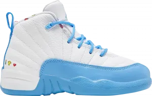 Кроссовки Air Jordan 12 Retro PS Emoji, белый