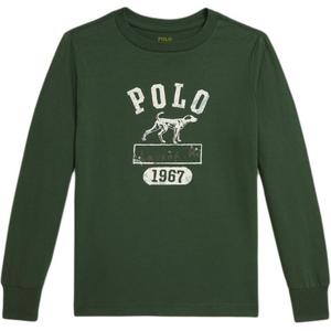 Футболка fw25 детская Polo Ralph Lauren, зеленый