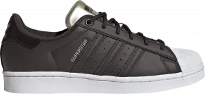 Кроссовки Adidas Wmns Superstar 'Night Brown Gold', коричневый