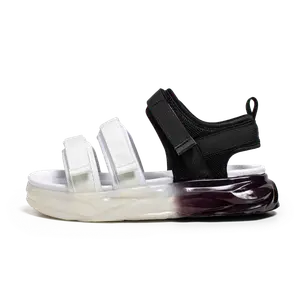 Bull charm Пляжные сандалии мужские бело-синие бежево-оранжевые черно-белые, цвет White Black