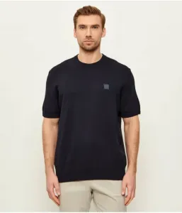 Свитер Каначо regular fit Boss Orange, темно-синий