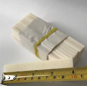 Fender Genuine Bone Saddle/Nut Blank для проектов по изготовлению гитар Fender  Acoustic Guitar
