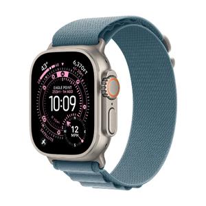 Умные часы Apple Watch Ultra 3, 49 мм, GPS+Cellular, Natural Titanium Case/Light Blue Alpine Loop Medium Band