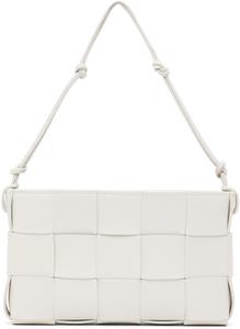 Белая сумка-чехол для кассет Bottega Veneta