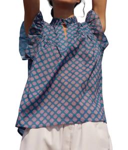 Блузка без рукавов Spencer в цвете Navy Gem MELISSA NEPTON