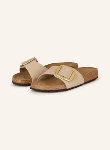 Мюли Madrid Big Buckle Birkenstock, бежевый