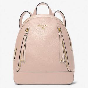 Рюкзак Michael Michael Kors Brooklyn Medium Pebbled Leather, светло-розовый