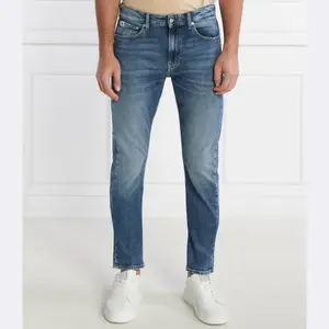 Узкие зауженные джинсы узкого кроя Calvin Klein, синий